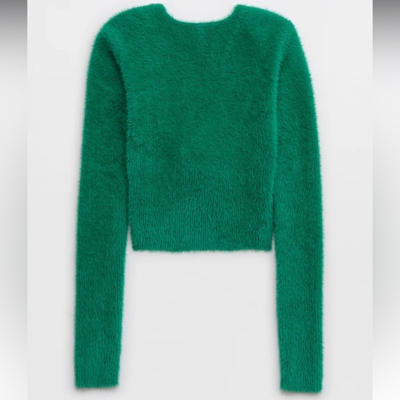 Aerie Fluffy-4-Ever Reversible Twist Sweater - Picture 3 of 6